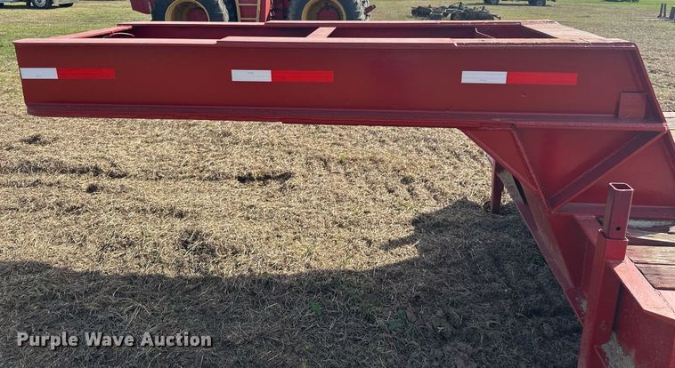 image for item EJ8432 1989 Shop built lowboy equipment trailer