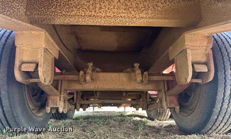 image for item EJ8432 1989 Shop built lowboy equipment trailer