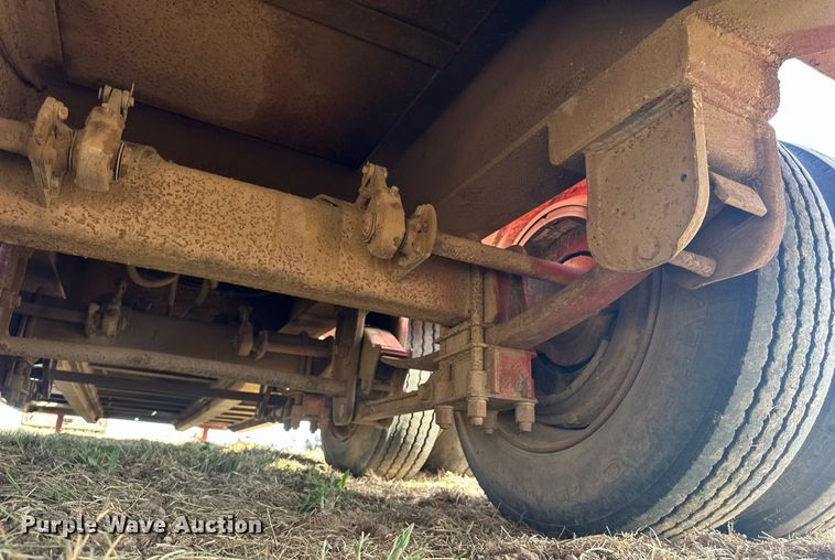 image for item EJ8432 1989 Shop built lowboy equipment trailer