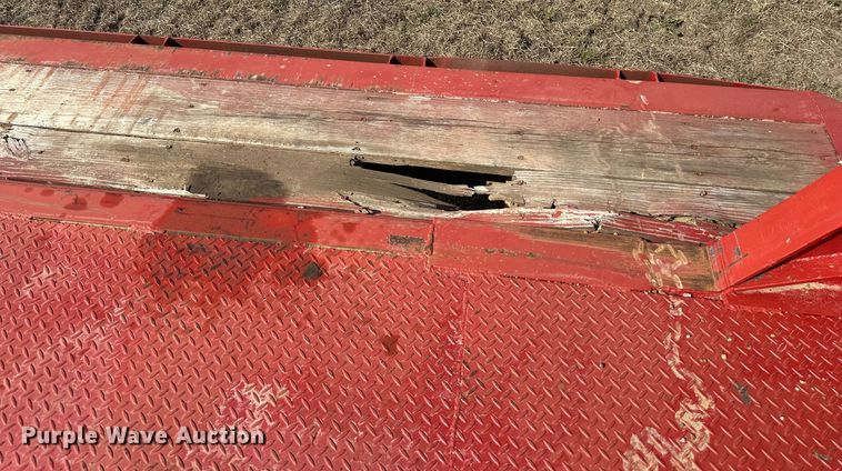 image for item EJ8432 1989 Shop built lowboy equipment trailer