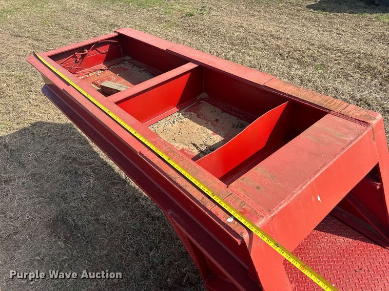 image for item EJ8432 1989 Shop built lowboy equipment trailer