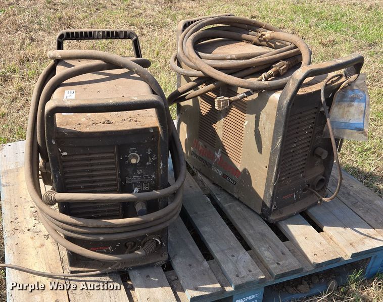 image for item EJ8435 (2) Hypertherm Powermax 1000 plasma cutting systems
