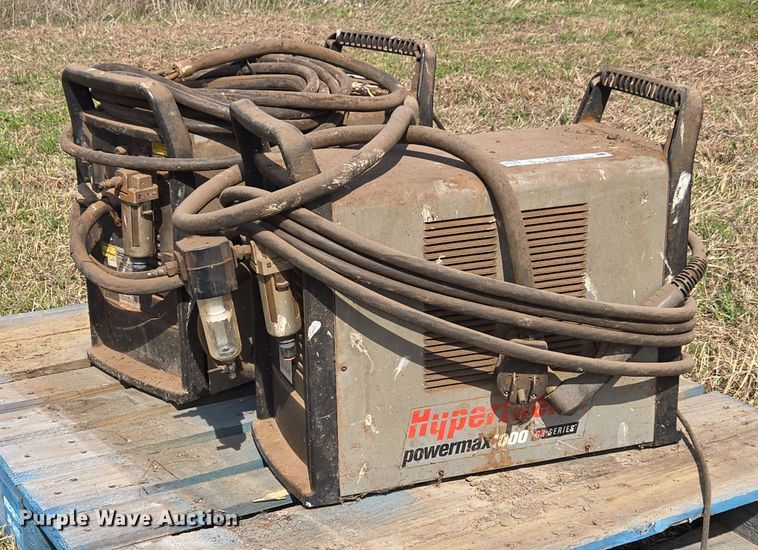 image for item EJ8435 (2) Hypertherm Powermax 1000 plasma cutting systems