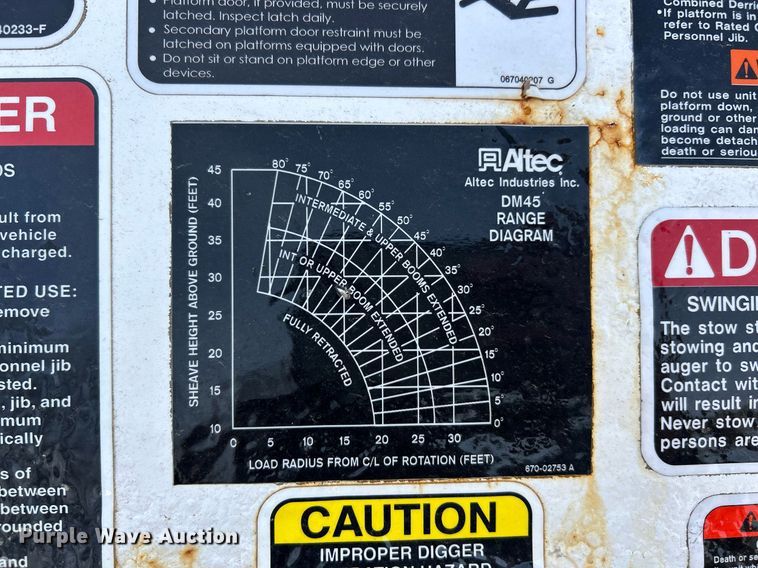 image for item EK2750 2013 Freightliner M2 digger derrick truck