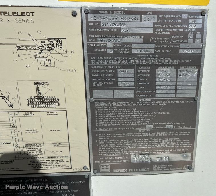 image for item EK2765 2012 International MA025 bucket truck