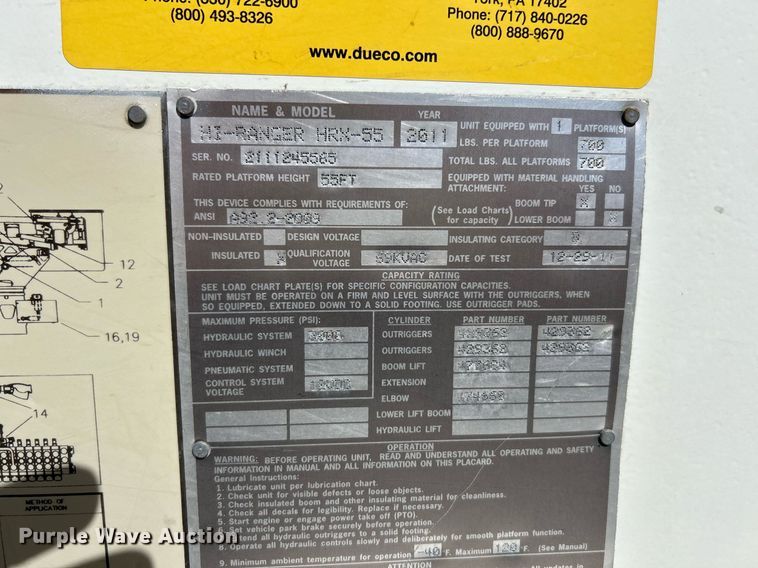 image for item EK2765 2012 International MA025 bucket truck