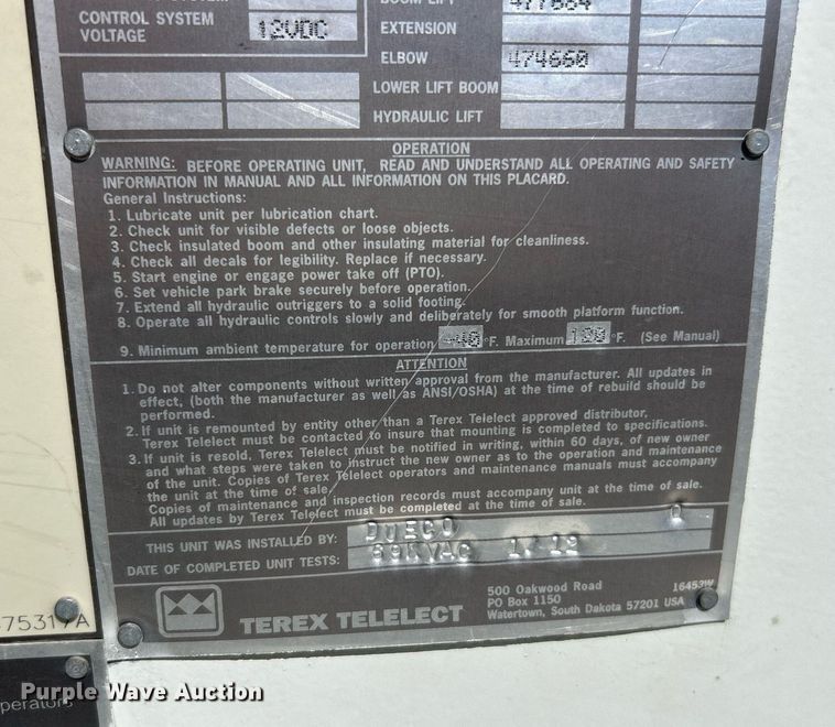 image for item EK2765 2012 International MA025 bucket truck