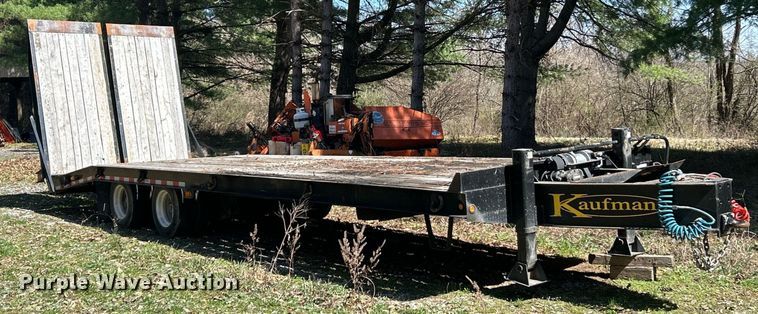 image for item EK2774 2017 Kaufman equipment trailer