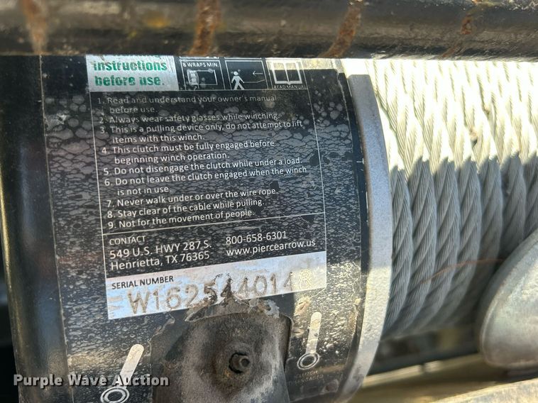 image for item EK2774 2017 Kaufman equipment trailer