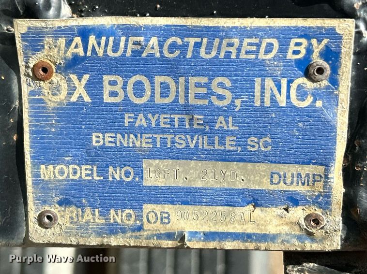 image for item EK2789 2006 Mack Granite dump truck