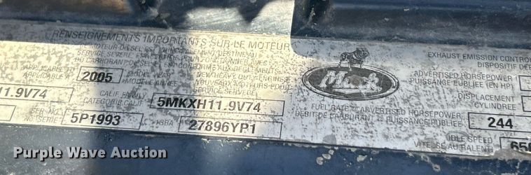 image for item EK2789 2006 Mack Granite dump truck