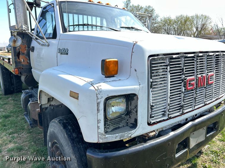 image for item EK2830 1992 GMC TopKick flatbed truck