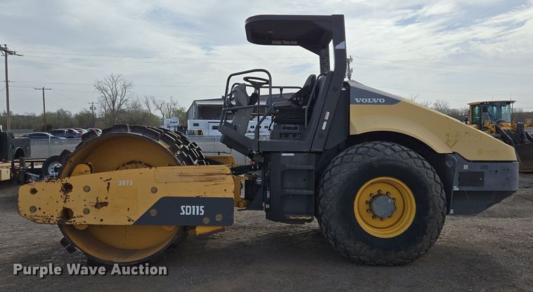 image for item EL5714 2013 Volvo SD115 single drum vibratory roller