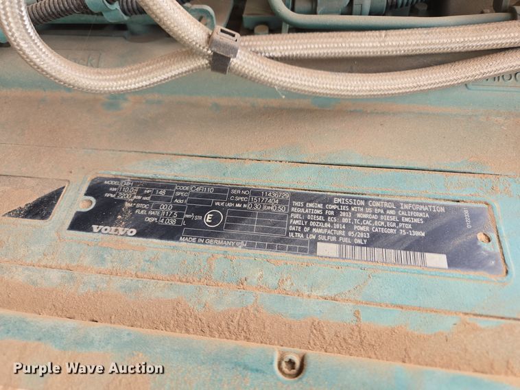 image for item EL5714 2013 Volvo SD115 single drum vibratory roller