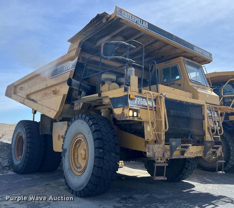image for item EL5732 1995 Caterpillar 775B haul truck
