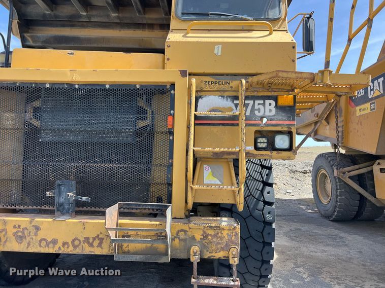 image for item EL5732 1995 Caterpillar 775B haul truck