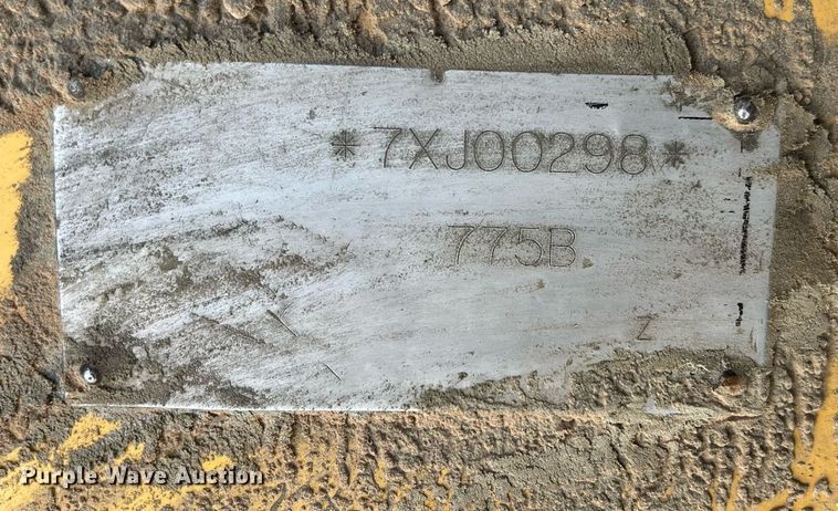 image for item EL5732 1995 Caterpillar 775B haul truck