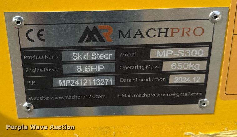 image for item EM3664 2024 MachPro MP-S300 compact utility loader