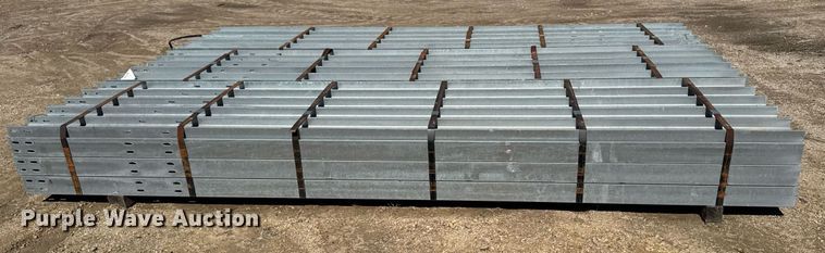 image for item EM3680 Approximately 90 units galvanized steel I beams