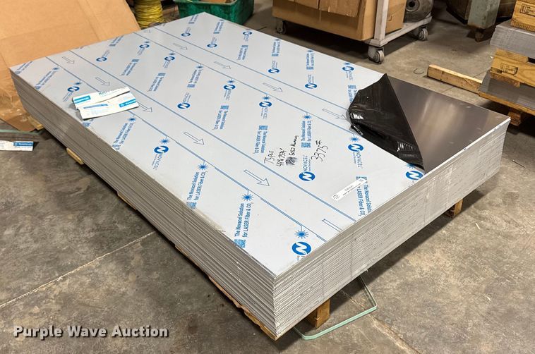 image for item EM3681  Approximately 75 5052 aluminum sheets