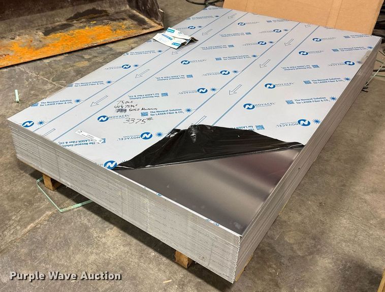 image for item EM3681  Approximately 75 5052 aluminum sheets