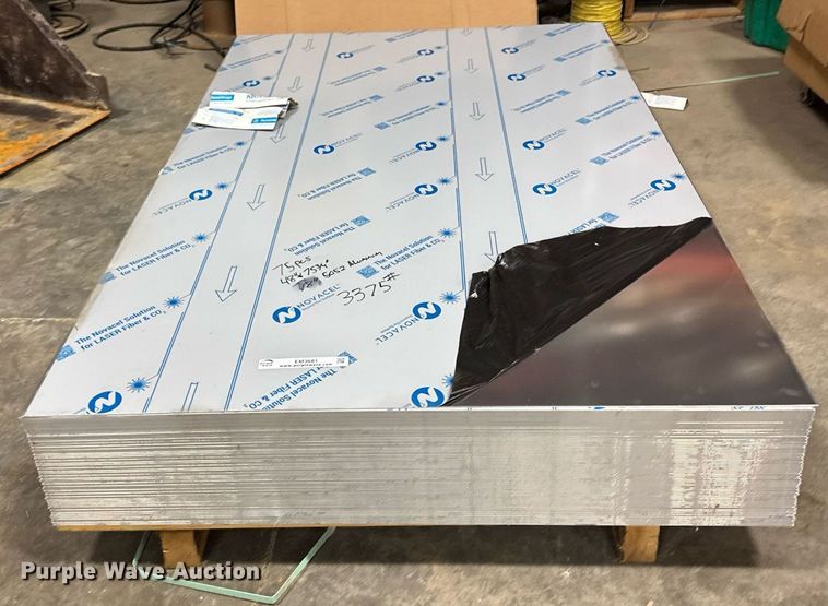 image for item EM3681  Approximately 75 5052 aluminum sheets