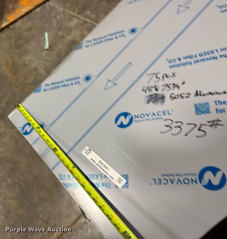 image for item EM3681  Approximately 75 5052 aluminum sheets