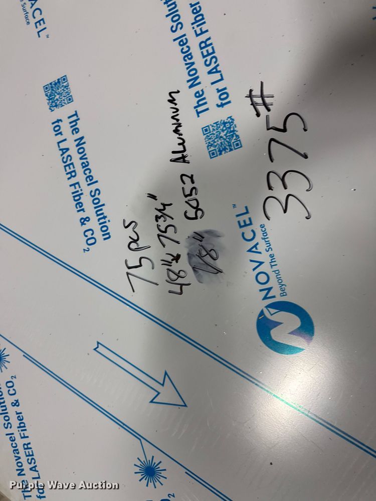 image for item EM3681  Approximately 75 5052 aluminum sheets