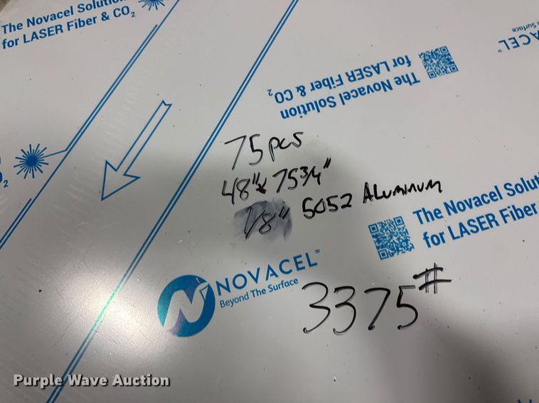 image for item EM3681  Approximately 75 5052 aluminum sheets