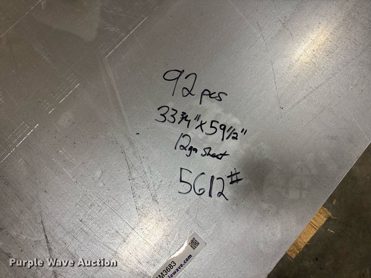 image for item EM3683 Approximately 92 steel sheets