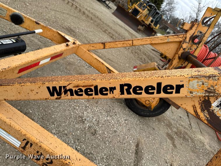 image for item EM3712 2001 Slabach Enterprises Wheel Reeler I-85 reel trailer