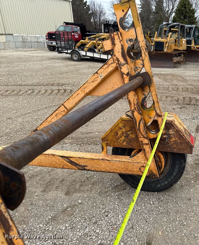 image for item EM3712 2001 Slabach Enterprises Wheel Reeler I-85 reel trailer