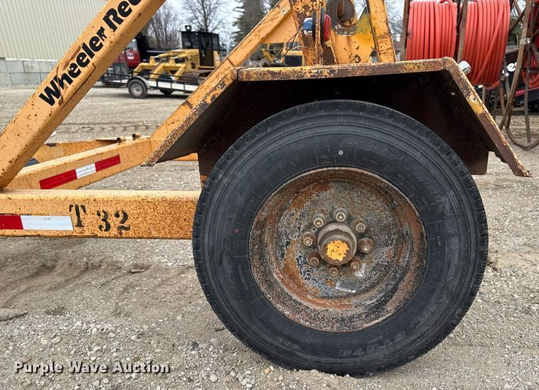 image for item EM3712 2001 Slabach Enterprises Wheel Reeler I-85 reel trailer