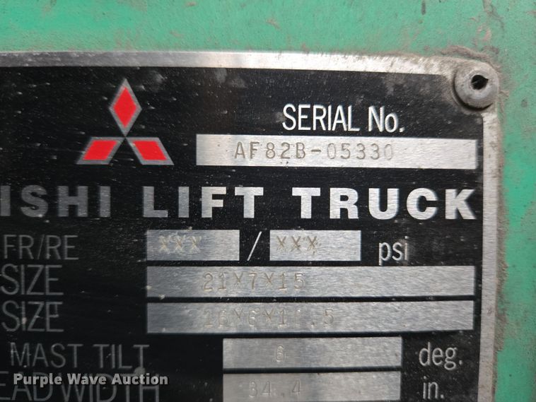 image for item EM6009 Mitsubishi FGC25 forklift