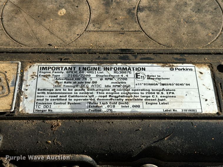 image for item EN5231 2004 JCB 508C telehandler