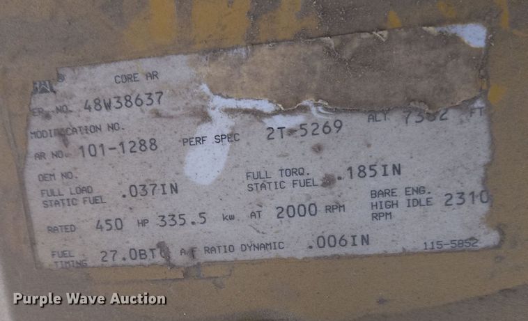 image for item EN8803 Caterpillar  engine