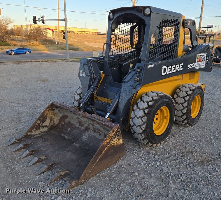 image for item EN8808 2017 John Deere 320E skid steer loader
