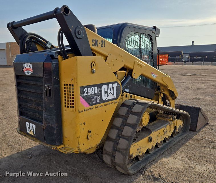 image for item EN8857 2017 Caterpillar 299D2 XHP tracked skid steer loader