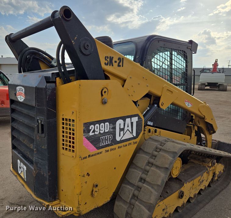 image for item EN8857 2017 Caterpillar 299D2 XHP tracked skid steer loader