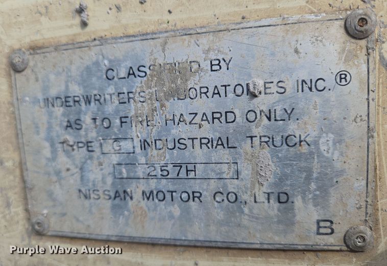 image for item EN8864 Nissan Optimum 50 forklift