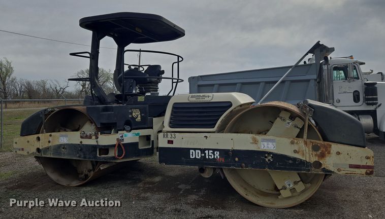 image for item EN8869 2006 Ingersoll Rand DD158 HFA double drum vibratory roller