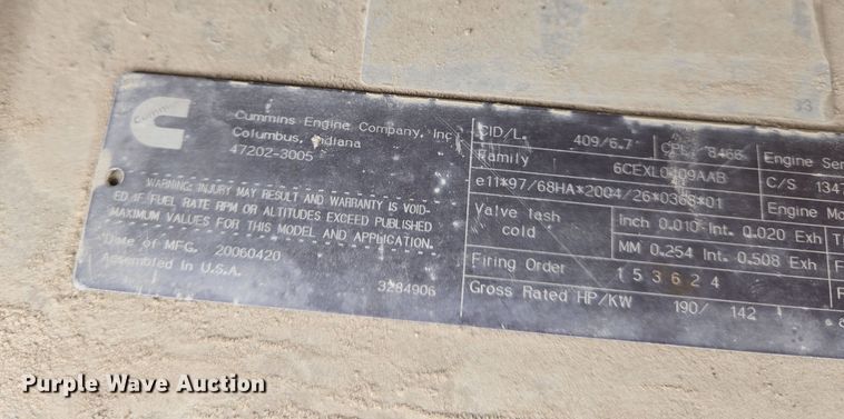 image for item EN8869 2006 Ingersoll Rand DD158 HFA double drum vibratory roller