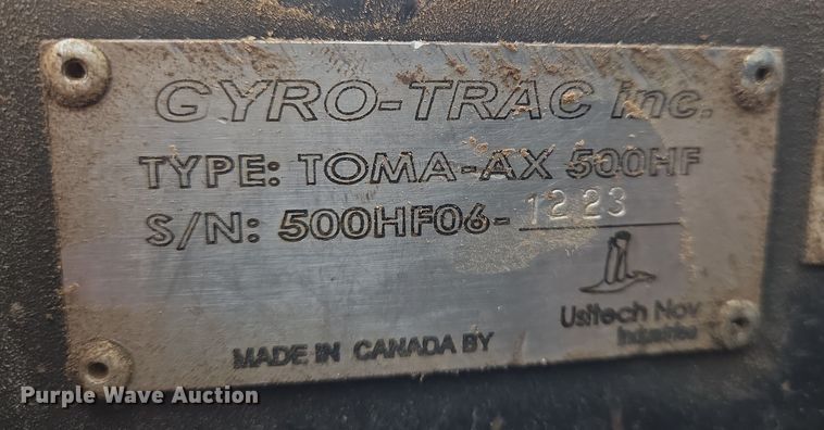 image for item EO0633 2006 Gyro-Trac MSTG1338 mulcher