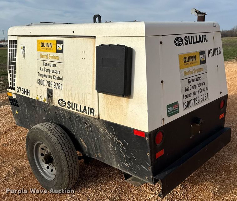 image for item EQ1229 2011 Sullair 375HH JD3 air compressor