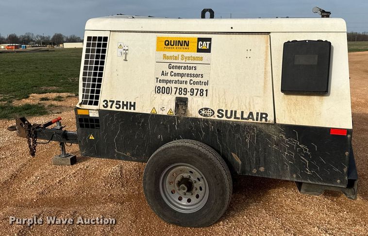 image for item EQ1229 2011 Sullair 375HH JD3 air compressor