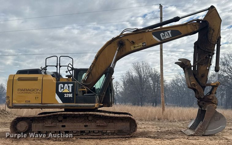 image for item EQ1246 2014 Caterpillar 329E L excavator