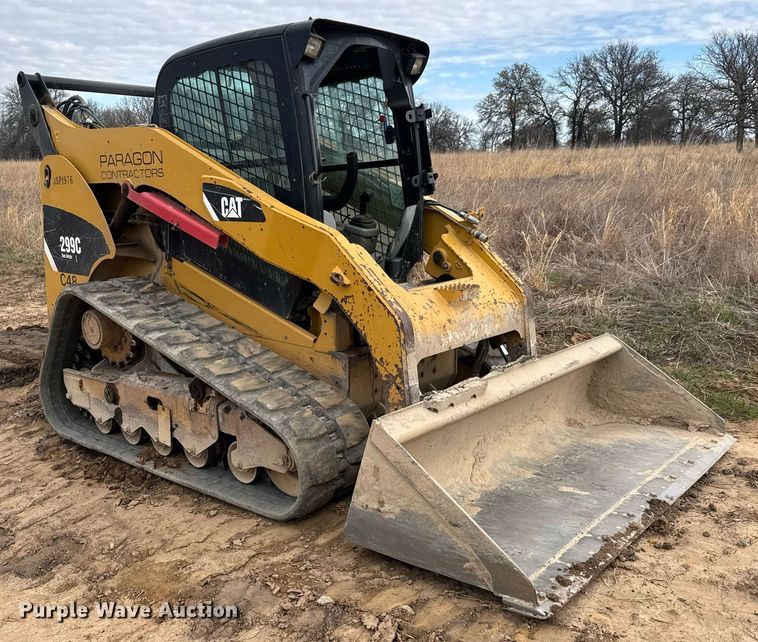 image for item EQ1247 2012 Caterpillar 299C tracked skid steer loader