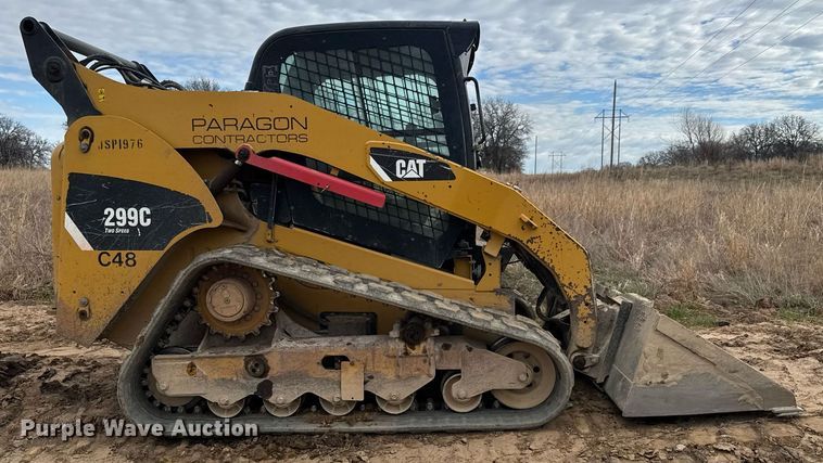 image for item EQ1247 2012 Caterpillar 299C tracked skid steer loader