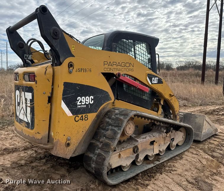 image for item EQ1247 2012 Caterpillar 299C tracked skid steer loader