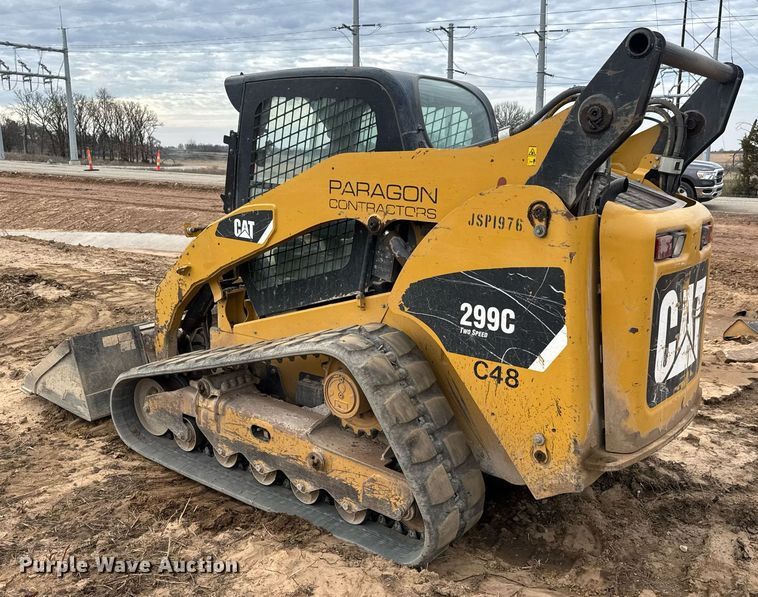 image for item EQ1247 2012 Caterpillar 299C tracked skid steer loader
